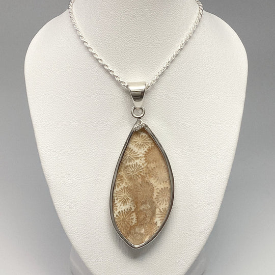 Fossilized Coral Pendant