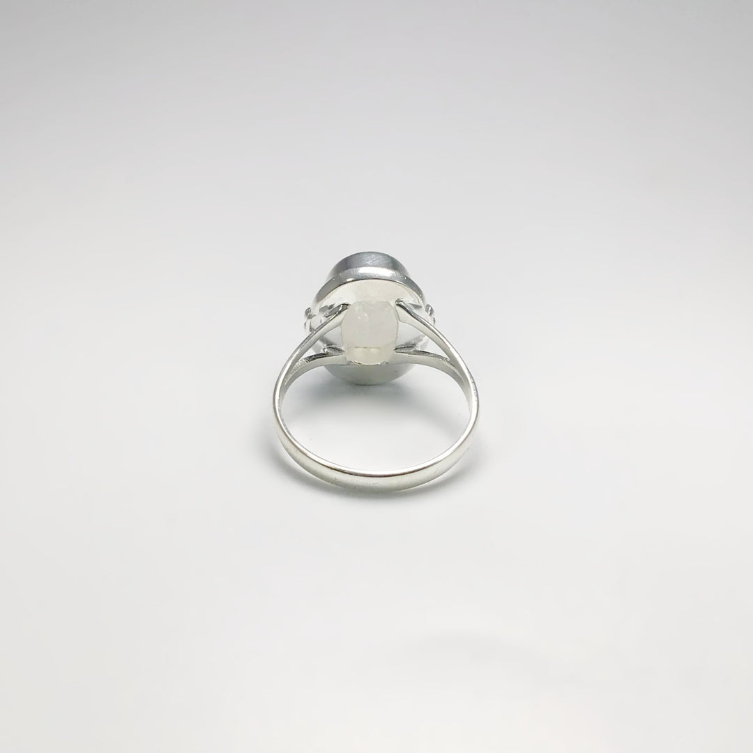 Rainbow Moonstone Ring