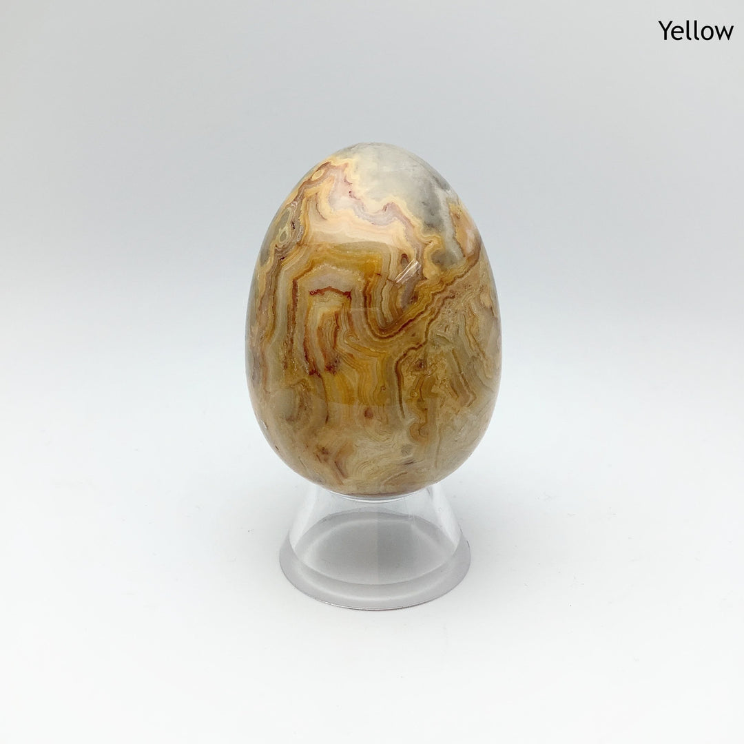 Crazy Lace Agate Egg