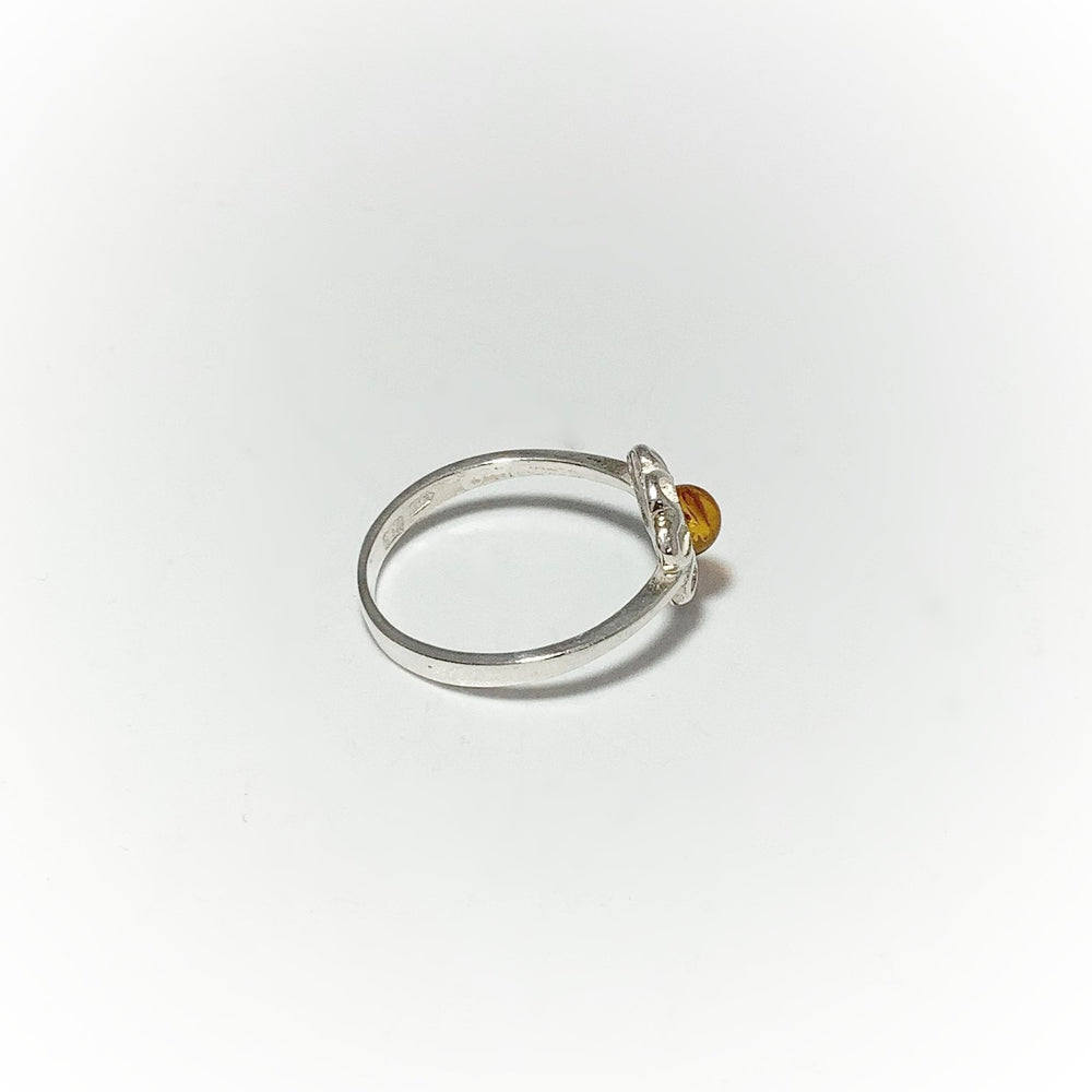 Cognac Amber Ring - Small Sizes