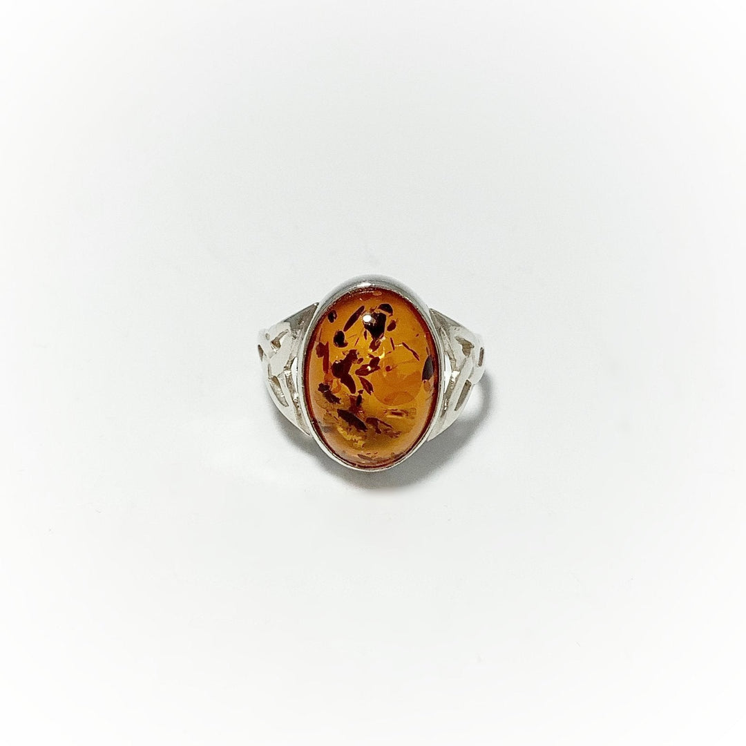 Cognac Amber Ring