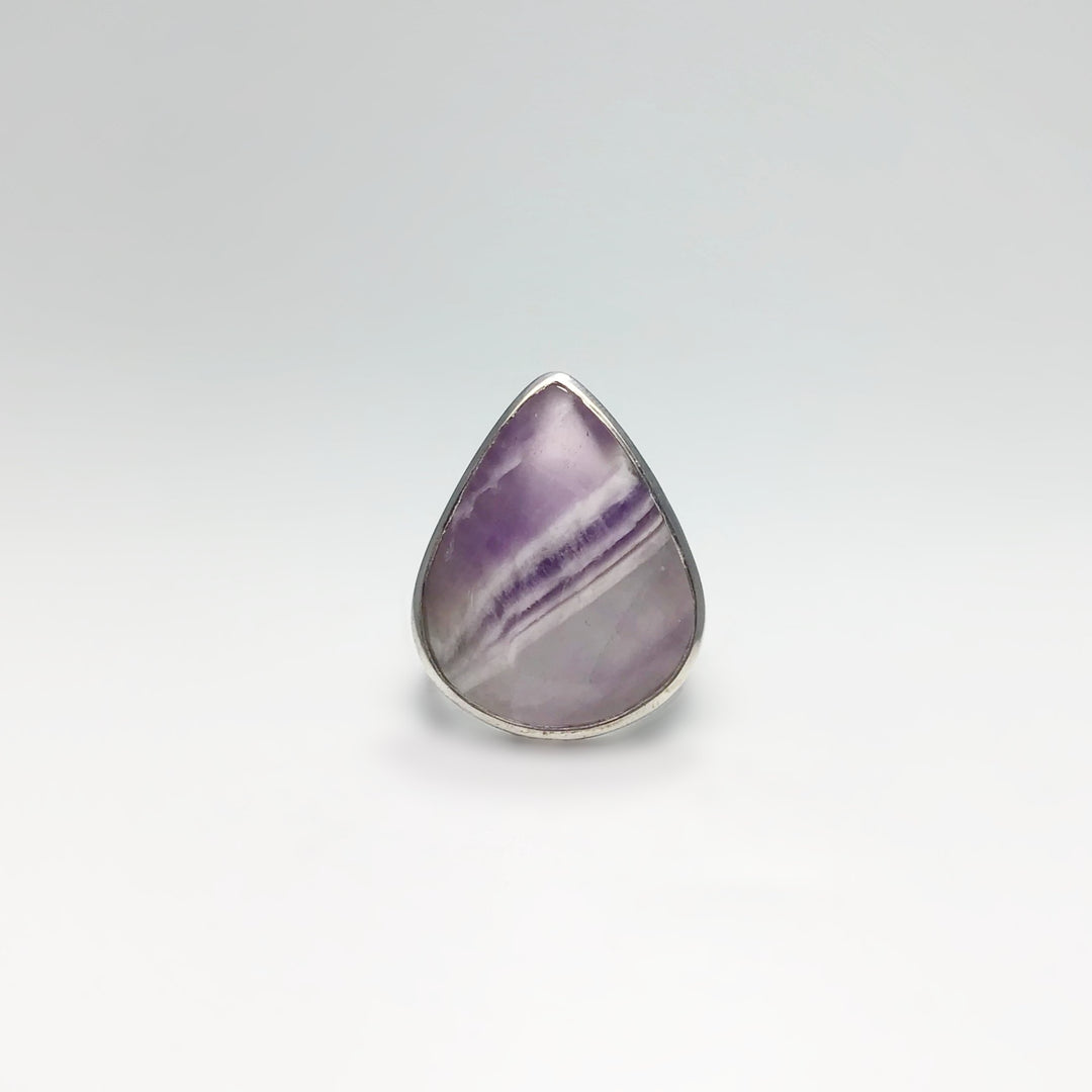 Chevron Amethyst Ring