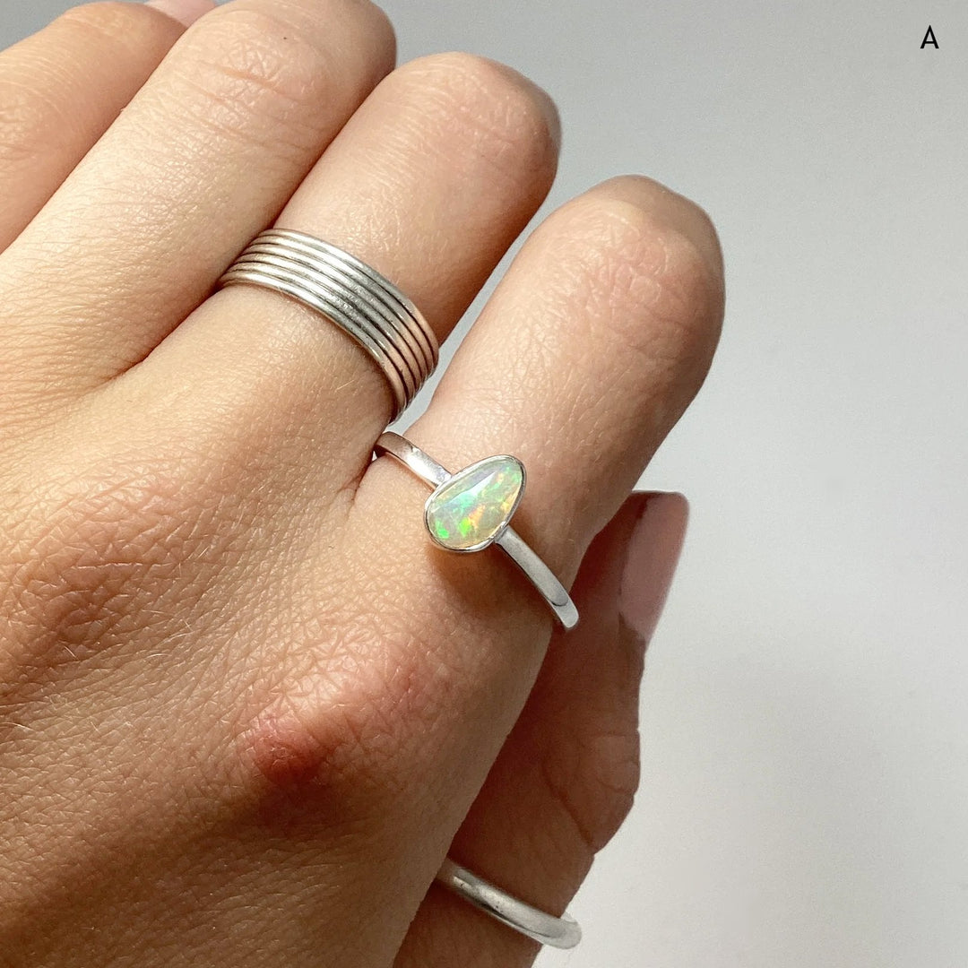 Ethiopian Fire Opal Ring