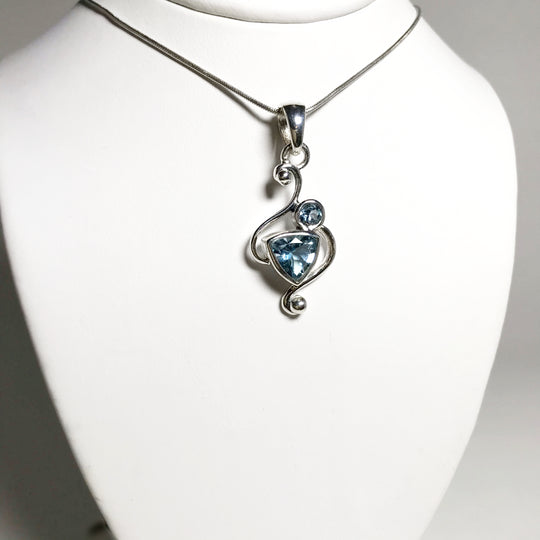 Blue Topaz Pendant