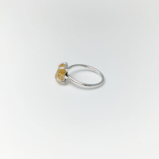 Raw Citrine Ring