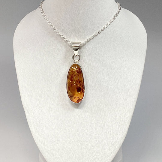 Cognac Amber Pendant