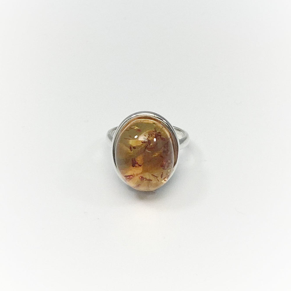 Cognac Amber Ring