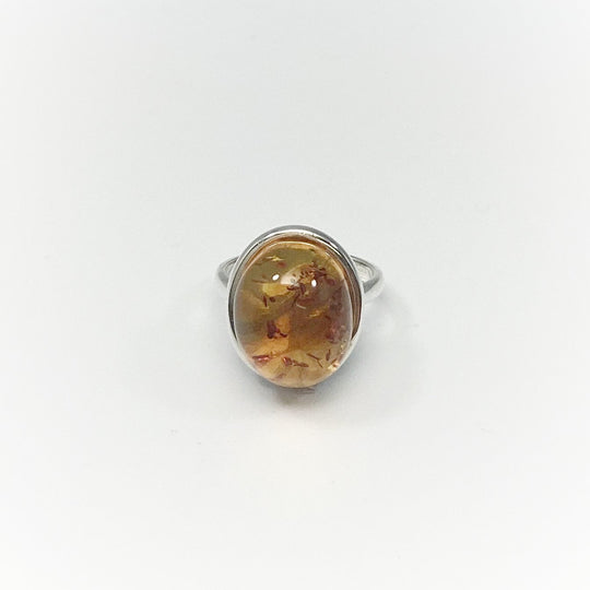 Cognac Amber Ring