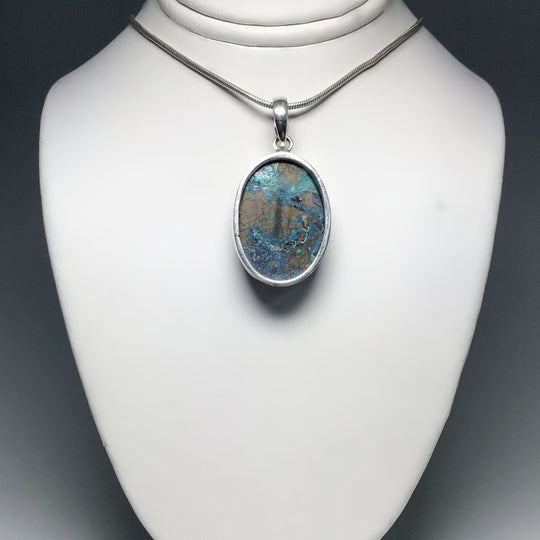 Shattuckite Pendant