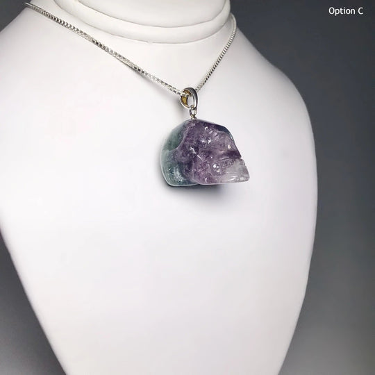 Fluorite Skull Pendant at $65 Each