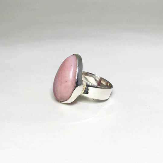 Pink Peruvian Opal Ring