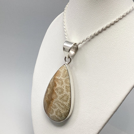 Fossilized Coral Pendant