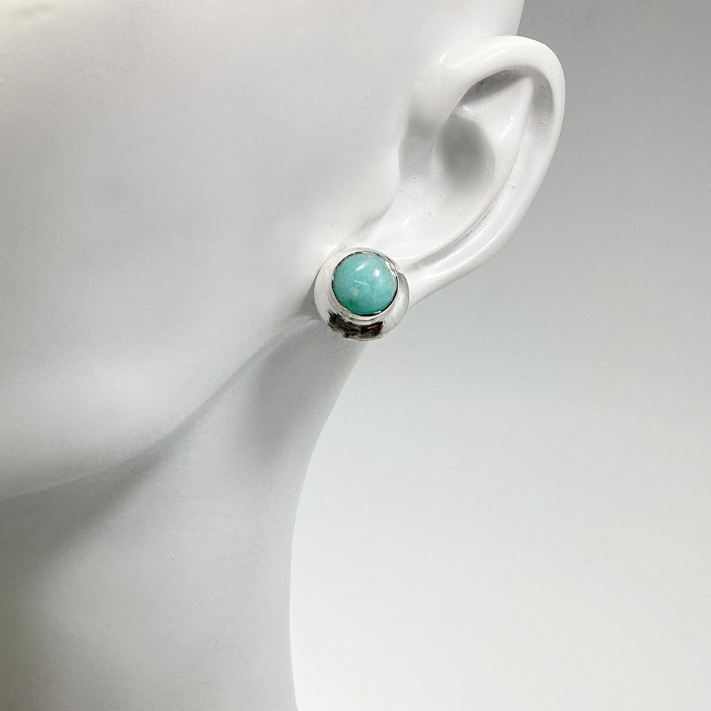 Amazonite Stud Earrings