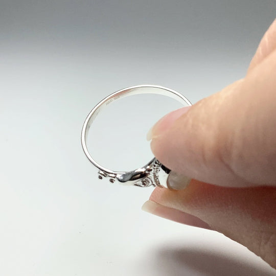 Rainbow Moonstone Ring