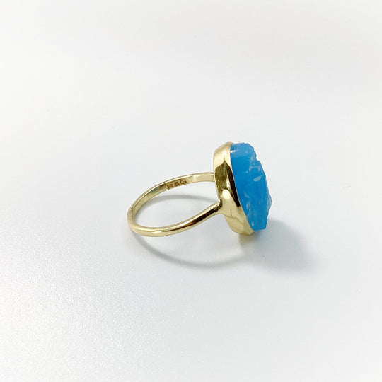 Blue Chalcedony Ring