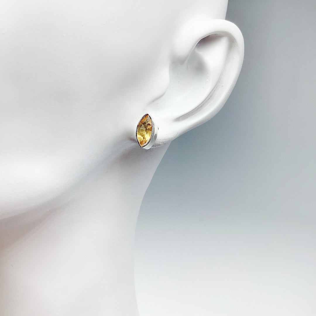 Citrine Stud Earrings