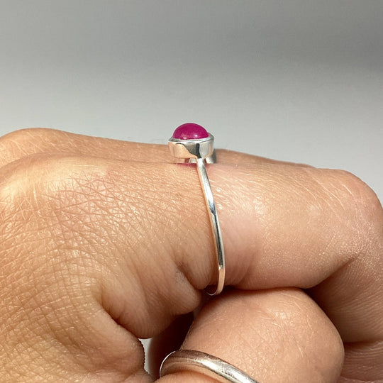 Pink Jade Ring