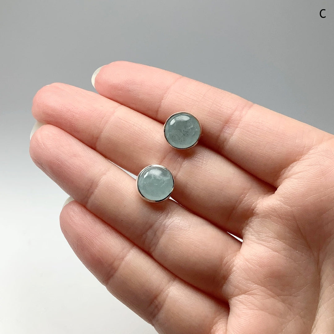 Aquamarine Stud Earrings