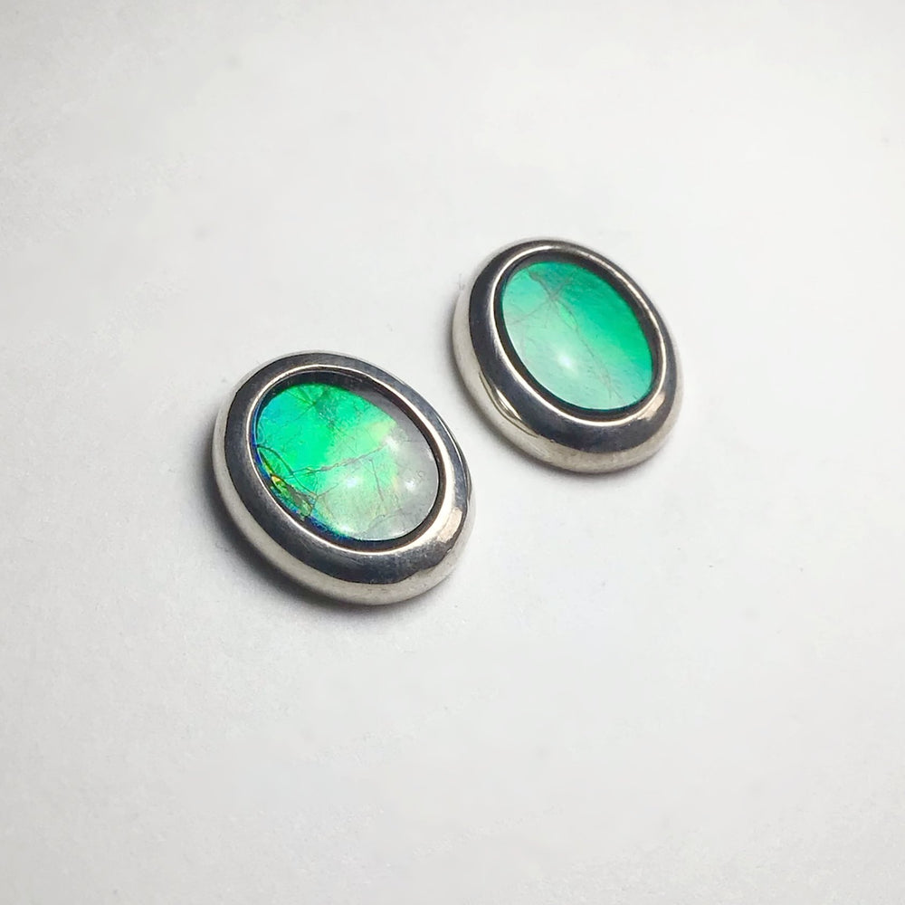 Alberta Ammolite Stud Earrings