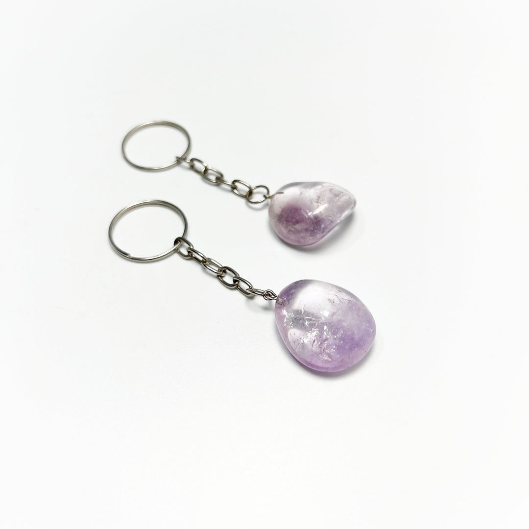 Tumbled Stone Keychain