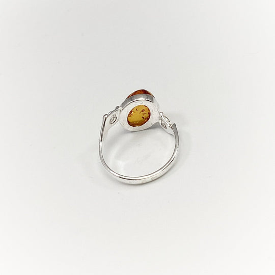 Cognac Amber Ring