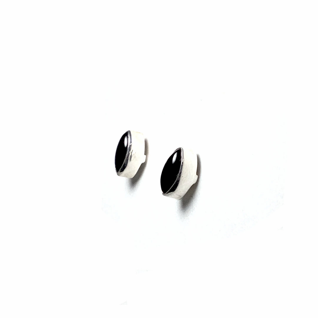 Black Onyx Stud Earrings