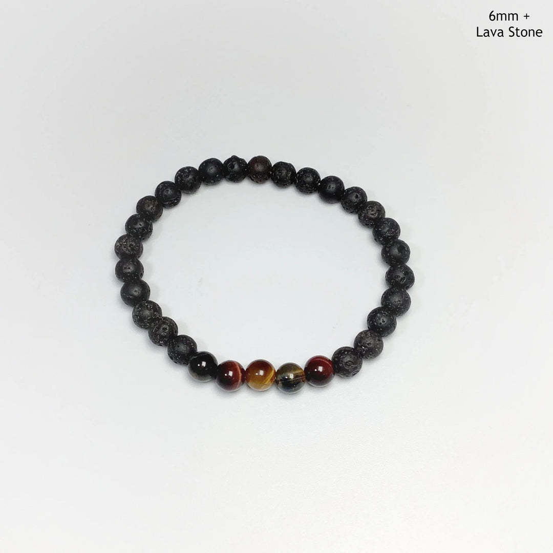 Mixed Tiger Eye Beaded Bracelet