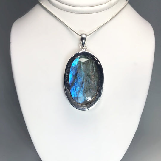 Faceted Labradorite Pendant