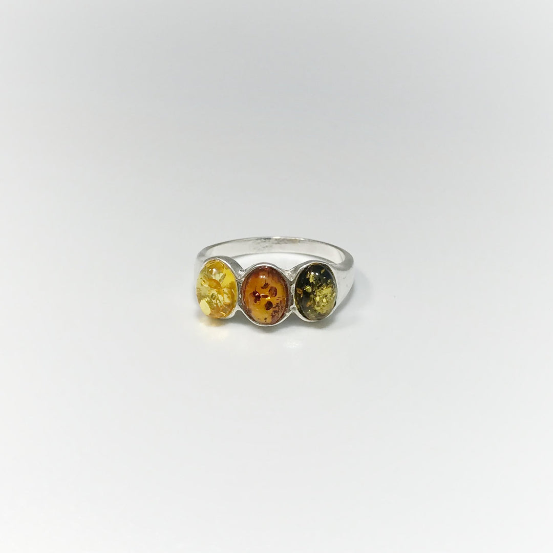 Mixed Amber Ring