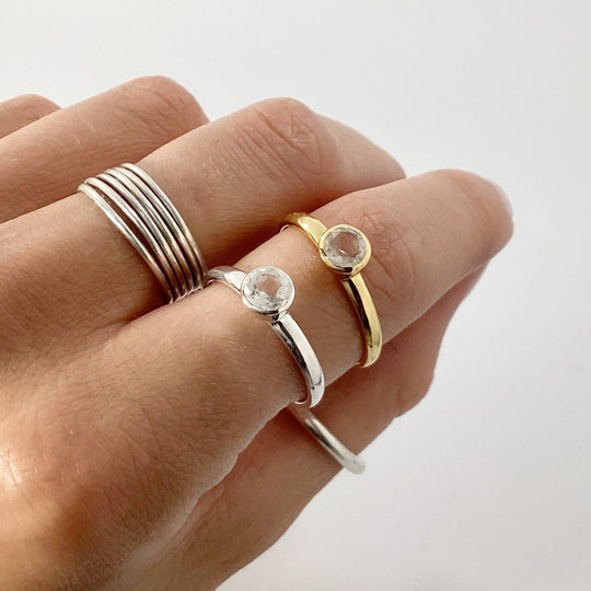 Clear Quartz Ring