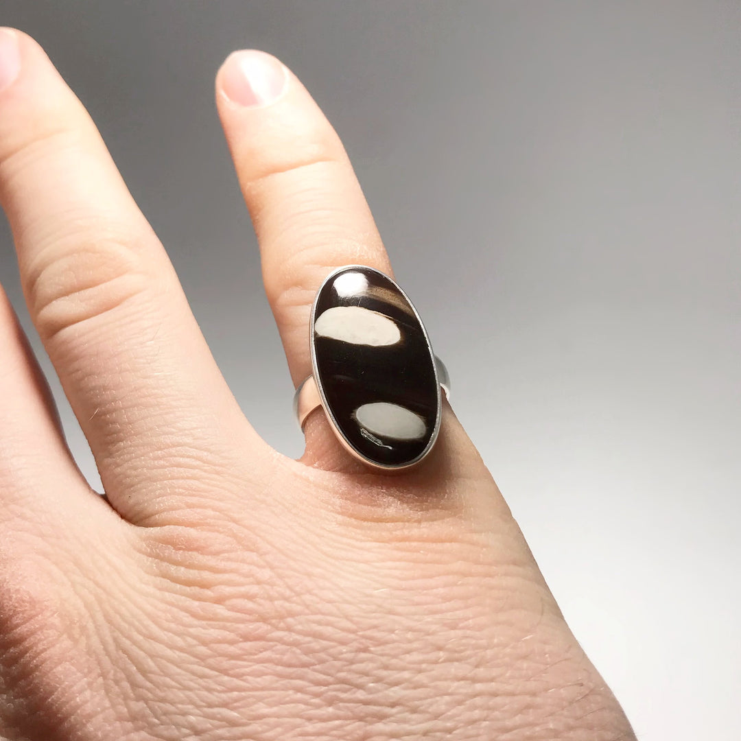 Petrified Peanut Wood Ring