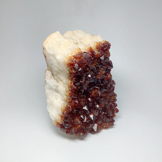 Dark Citrine Druze Cluster Stand Up