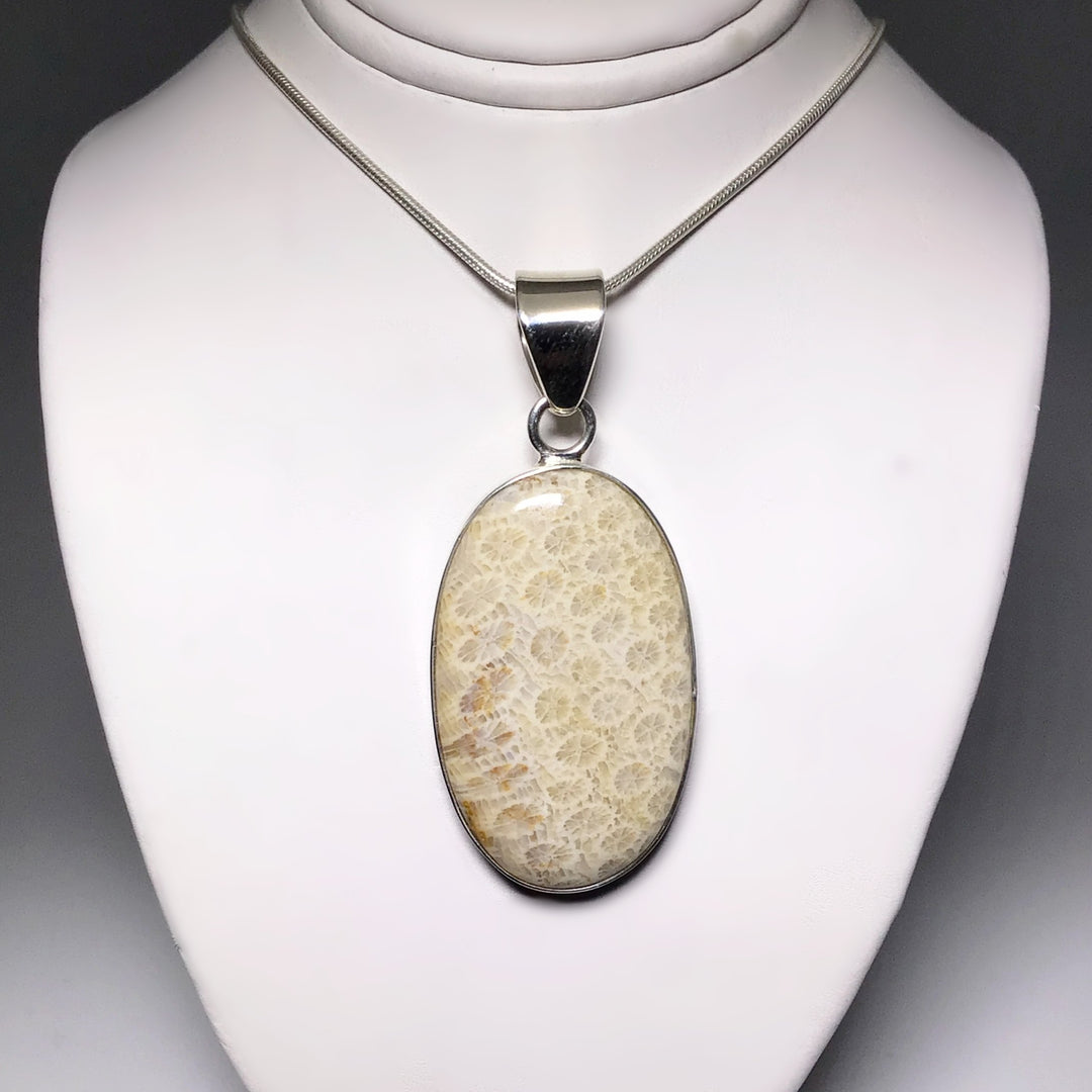 Fossilized Coral Pendant