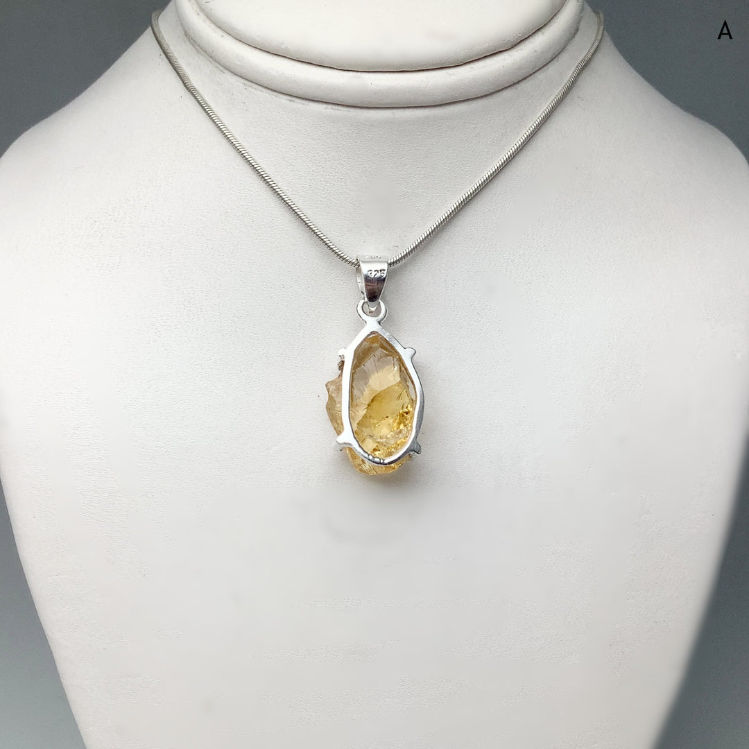 Raw Citrine Pendant at $115 Each