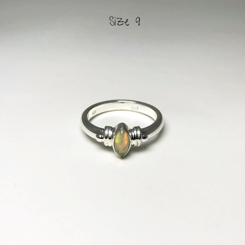 Ethiopian Fire Opal Ring