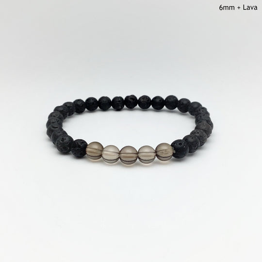 Smoky Quartz Beaded Bracelet