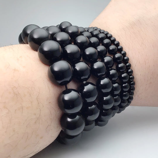 Black Onyx Beaded Bracelet