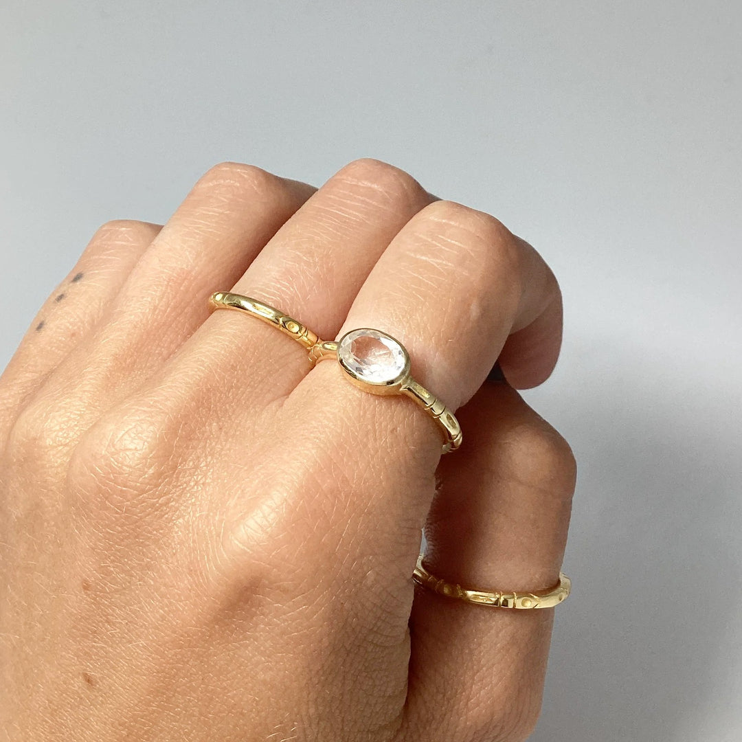 Clear Quartz Ring