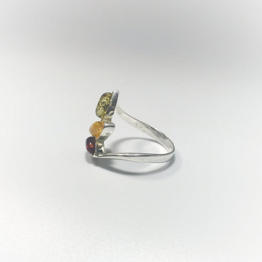 Mixed Amber Ring