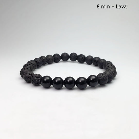 Black Onyx Beaded Bracelet