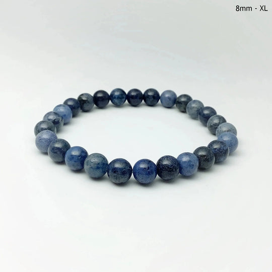 Dumortierite Beaded Bracelet