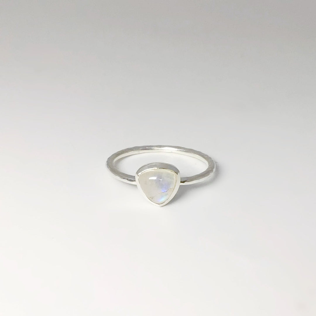 Rainbow Moonstone Ring