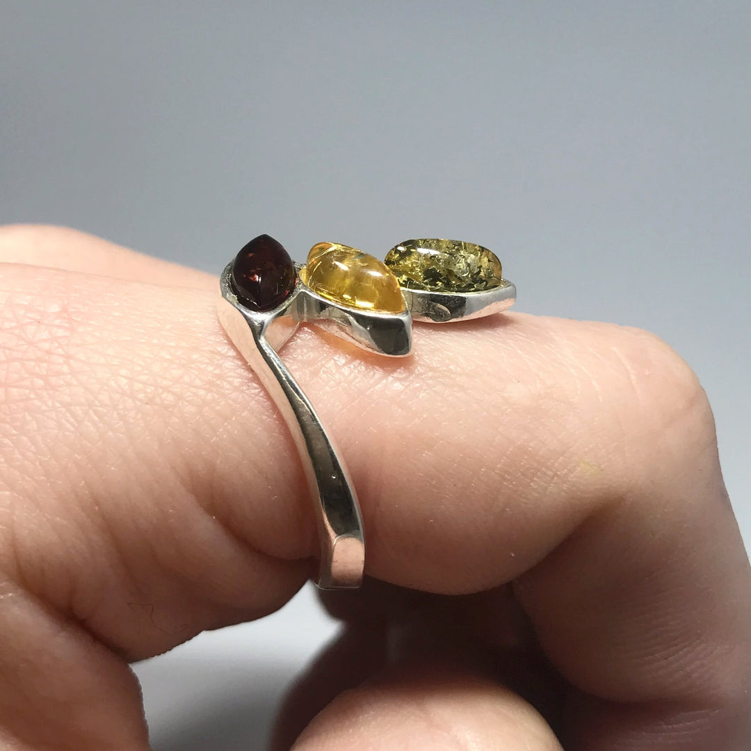 Mixed Amber Ring