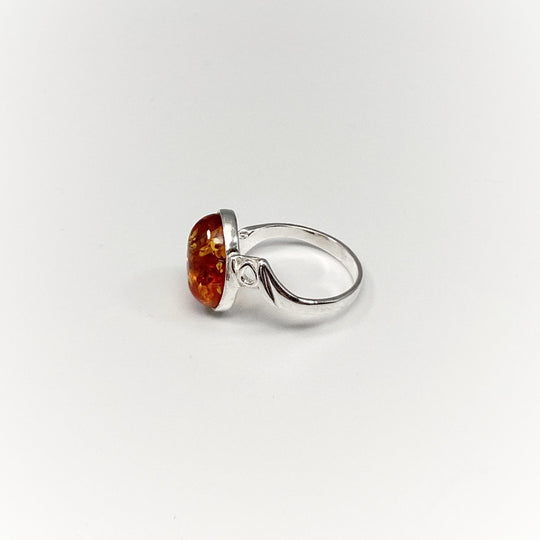 Cognac Amber Ring