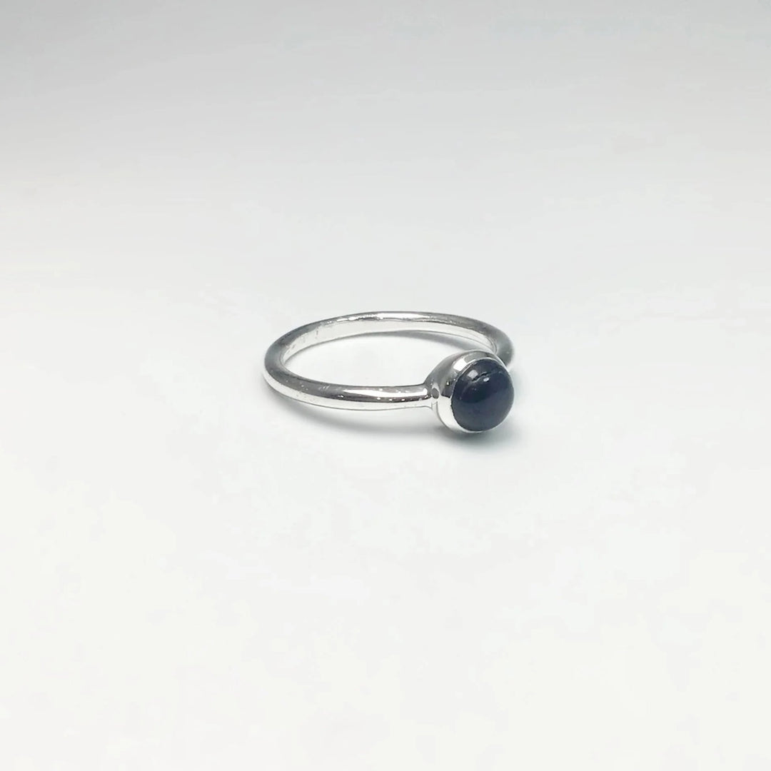 Blue Tiger Eye Ring