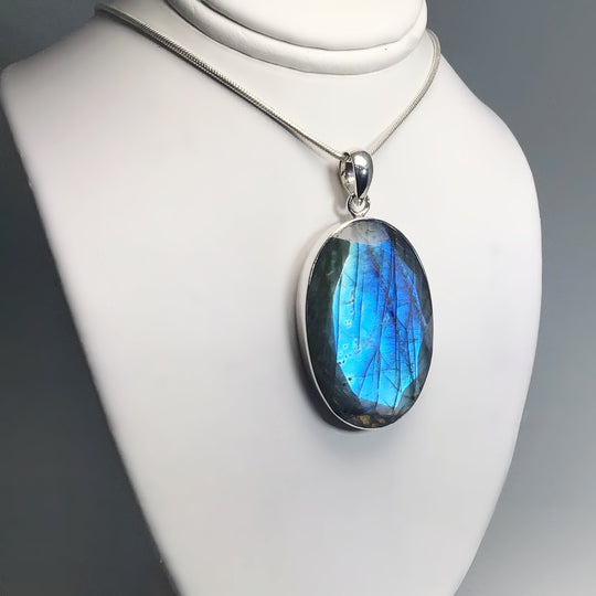 Faceted Labradorite Pendant