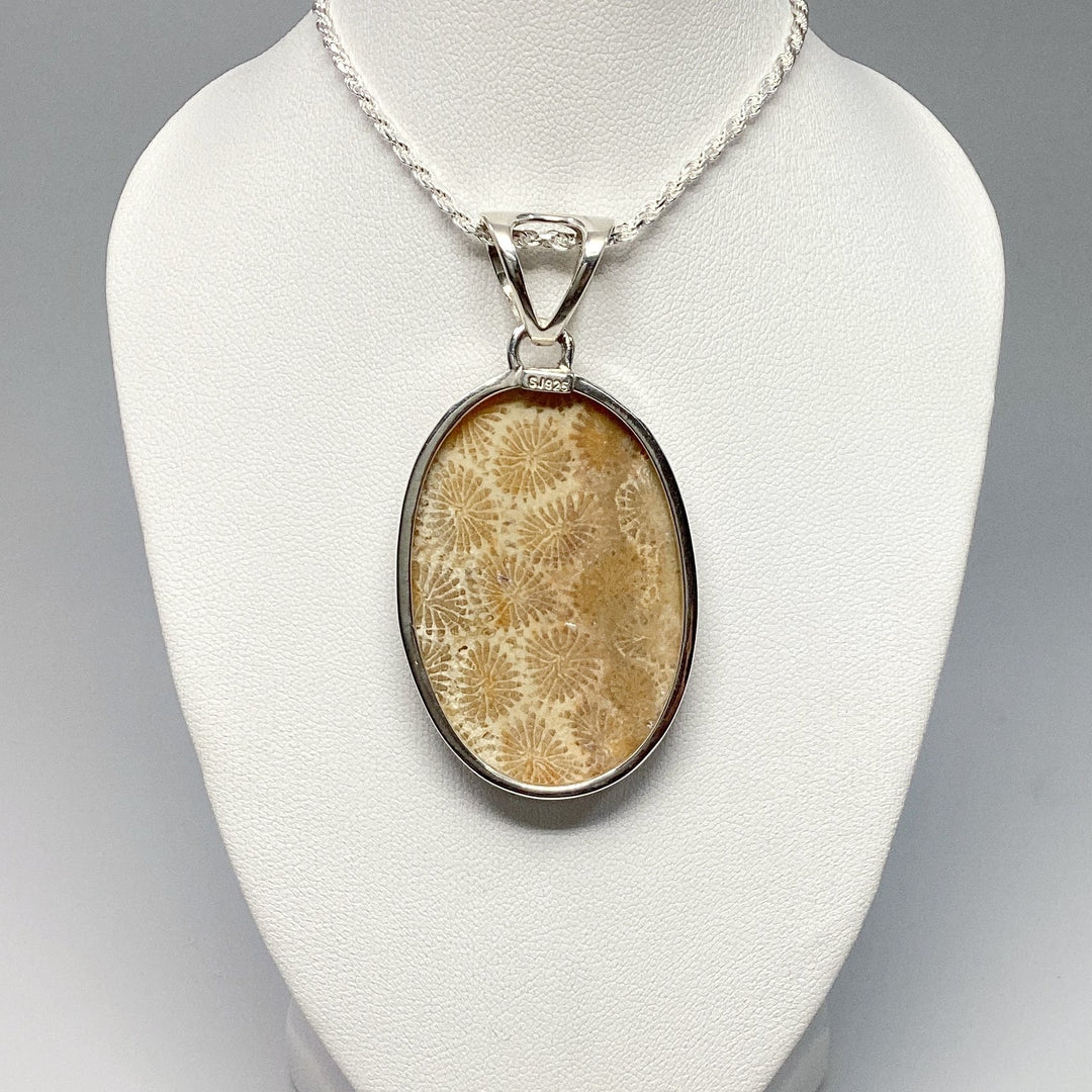 Fossilized Coral Pendant