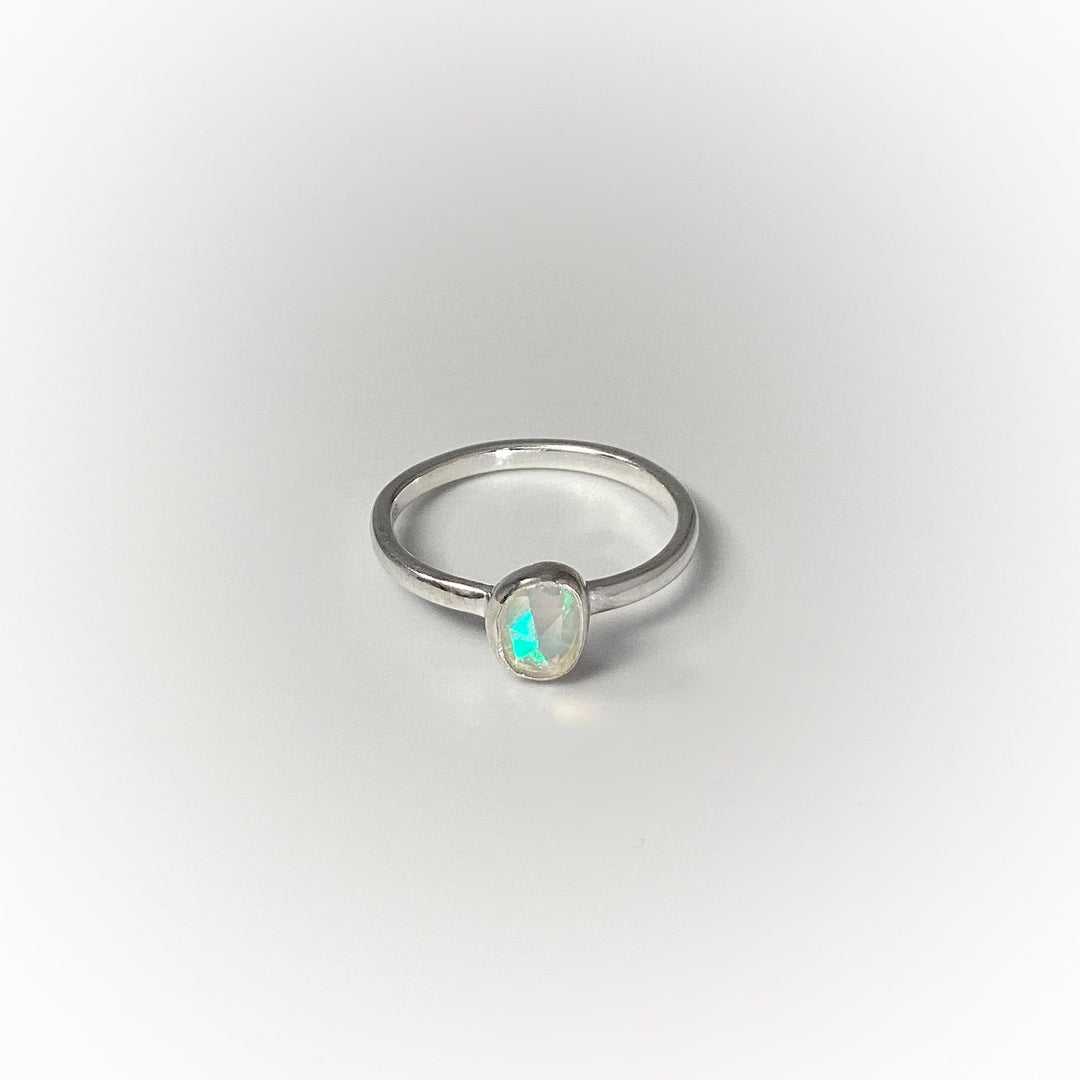 Ethiopian Fire Opal Ring