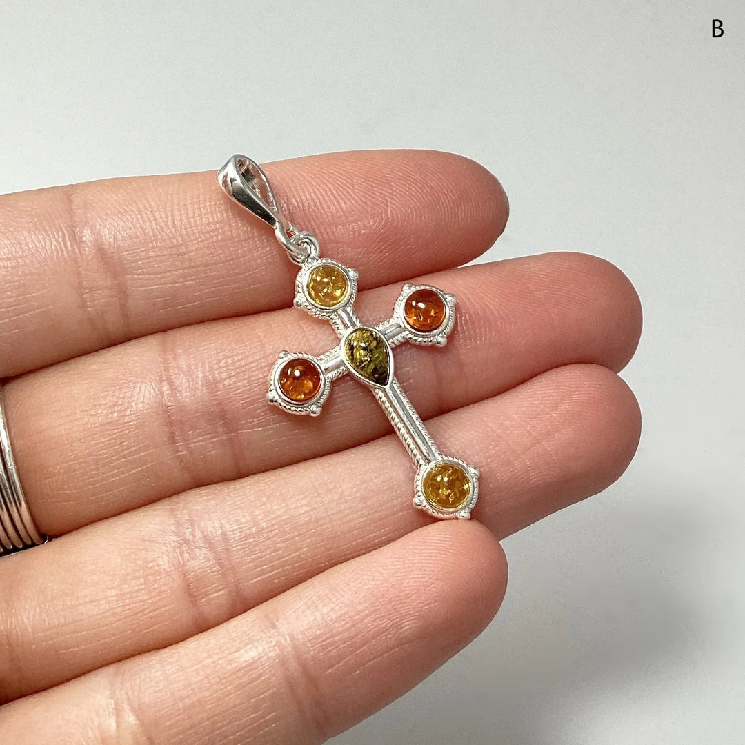 Mixed Amber Pendant