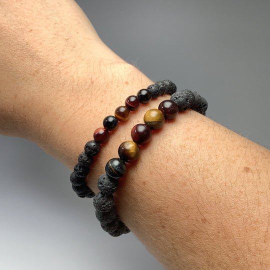 Mixed Tiger Eye Beaded Bracelet